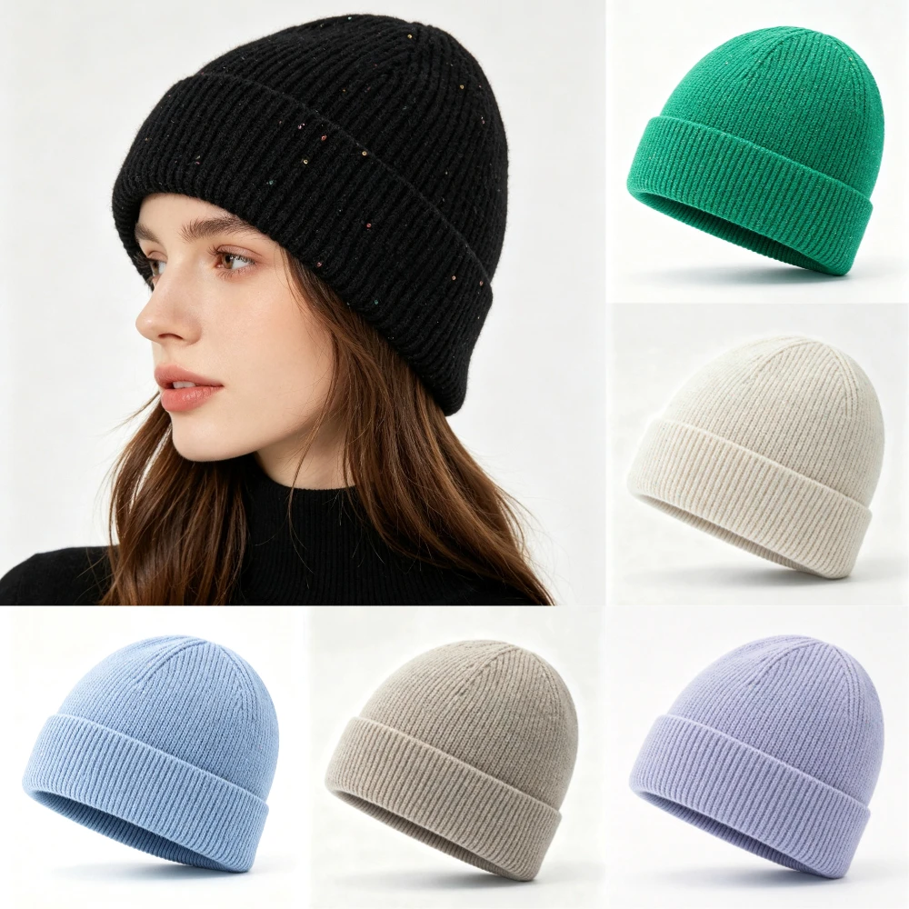 New Women’s Cuffed Ribbed Knit - Beanie Cuffed Knit review and price