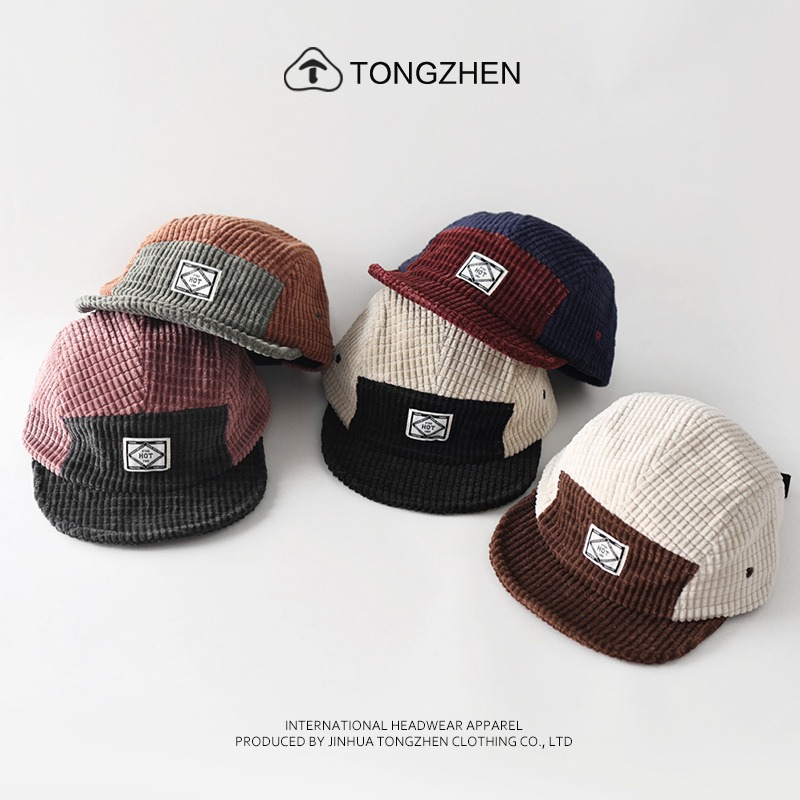 Color Block Patchwork Corduroy - Corduroy Cap 5 Panel review and price